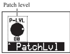 ZOOM G2NU - Adjust the volume of the patch (patch level) - 4
