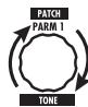 ZOOM G9.2TT - Turn parameter knob 1 to adjust the contrast in the range from 1 - 3. - 1