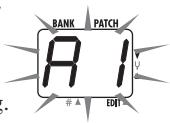 ZOOM GFX-1 - Press the STORE key in play mode or edit mode - 1
