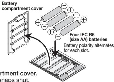 ZOOM GFX-1 - Operating the Unit on Battery - 2