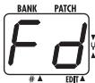 ZOOM GFX-1 - Select the DRIVE module distortion type - 1