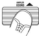 ZOOM GFX-707 - Push the  foot switch and start playback of the external source (CD player or similar) you want to record, or play the phrase you want to record. - 1