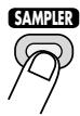 ZOOM GFX-707 - To activate the sampler function, press the SAMPLER key in play mode. - 1