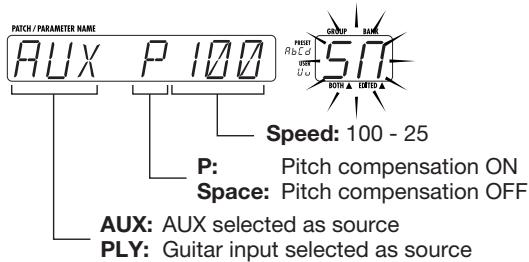 ZOOM GFX-8 - PARM knob 4 TONE - 1