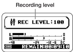 ZOOM H2 - Adjust the recording level. - 1
