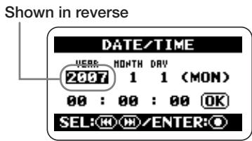ZOOM H2 - Set the date and time. - 1
