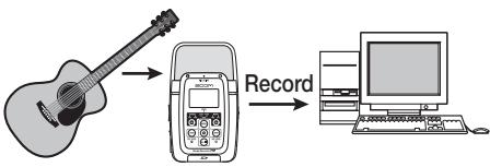 ZOOM H2 - Use as audio interface ( p. 73) - 1