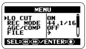 ZOOM H2 - Select the folder which contains the file to play. - 1