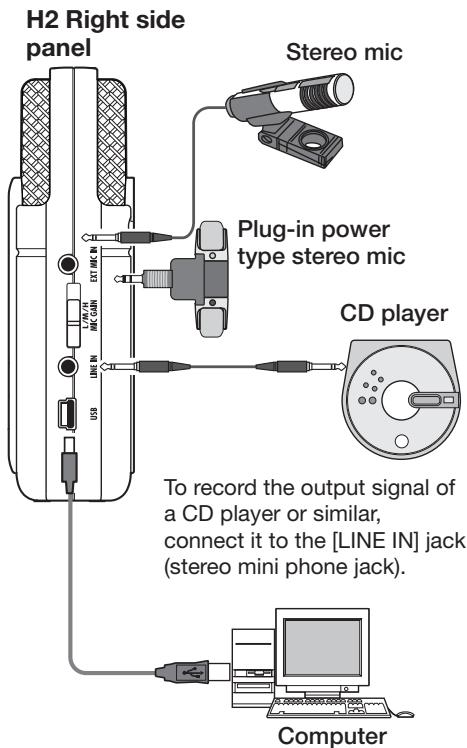 ZOOM H2 - Getting Connected - 2