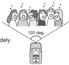 ZOOM H2 - Tips for Mic pattern setting - 5