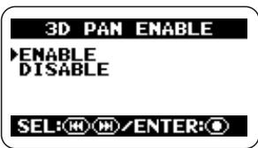 ZOOM H2 - Select whether the 3D panning settings should be reflected in the resulting file. - 1