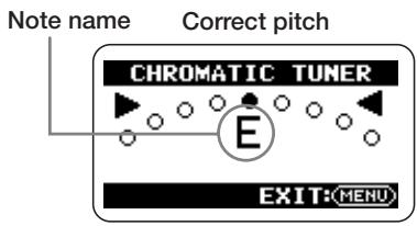 ZOOM H2 - Perform tuning. - 1