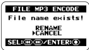 ZOOM H2 - Perform the MP3 conversion. - 1