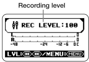 ZOOM H2 - Recording level setting - 1