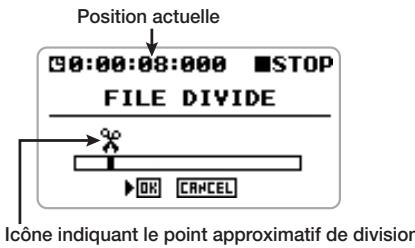 ZOOM H4 - Tournez la molette jog pour amener le curseur sur le fichier source. puis pressez la molette jog. - 1
