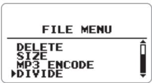 ZOOM H4 - Écran d'accueil du mode stéréo, pressez le centre de la touche [MENU]. - 2