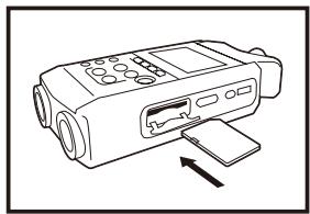 ZOOM H4NEXT - 5-1 Insert a SD card - 1