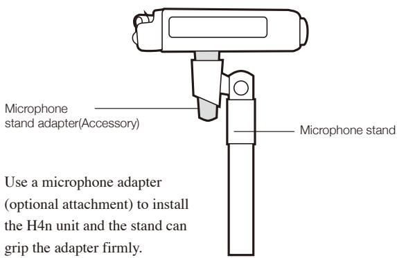ZOOM H4NEXT - 2-2 Installation of the attachments and options - 8