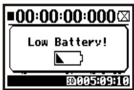 ZOOM H4NEXT - - Remaining lifetime of the battery - 2