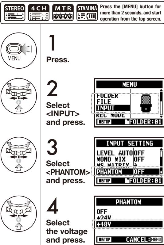 ZOOM H4NEXT - [How to make setting of  power] - 1