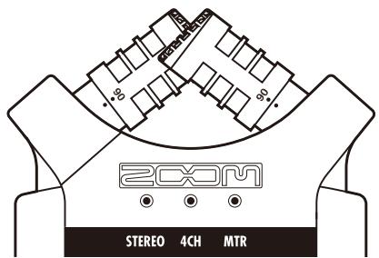 ZOOM H4NEXT - 6-2 Setting up: Built-in microphones - 1