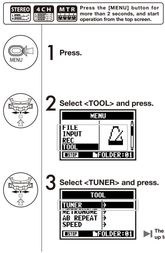ZOOM H4NEXT - 3-01-3 Tuner - 1