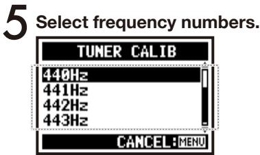 ZOOM H4NEXT - 3-01-3 Tuner - 5