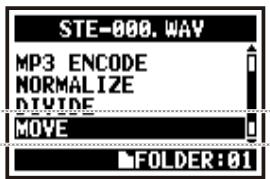 ZOOM H4NEXT - Selectand press. - 1