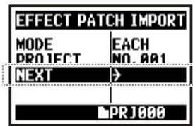 ZOOM H4NEXT - Select and press. - 1