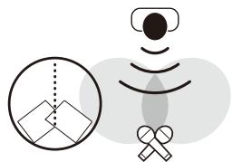 ZOOM H4NEXT - LOCATION OF THE MICROPHONES UNDER XY SYSTEM - 2