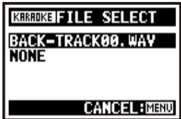 ZOOM H4NEXT - Allocate an optional file on to KARAOKE track - 6