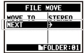 ZOOM H4NEXT - Select and press. - 1