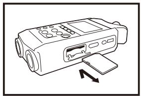 ZOOM H4NEXT - 5-1 Insert a SD card - 2