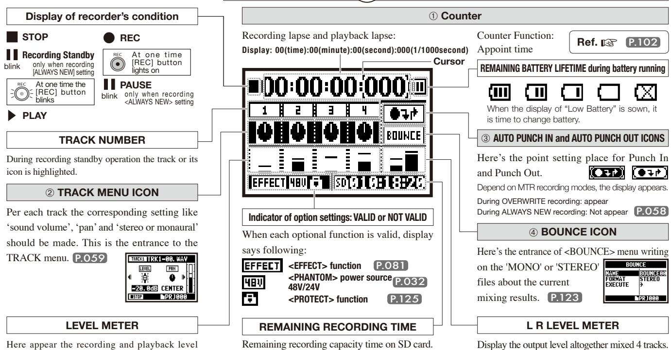 ZOOM H4NEXT - 8-3 screen: MTR mode - 2