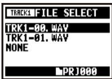 ZOOM H4NEXT - Select the to be allocated and press. - 1