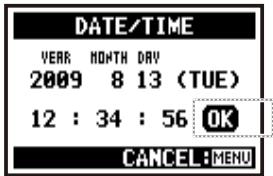 ZOOM H4NEXT - 5-2 Set date and time - 7