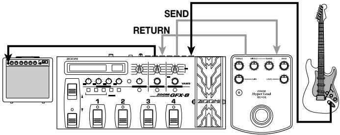 ZOOM HL-01 - Connection Examples With Multi-Effects - 2