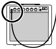 ZOOM HL-01 - Connect output cable to amplifier - 1