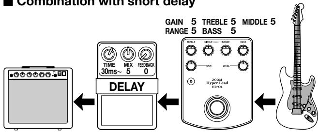 ZOOM HL-01 - Connection Examples With Compact Effects - 2