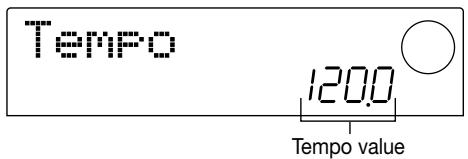 ZOOM MRS-1044 - In Rhythm Pattern mode, press the [TEMPO] key. - 1