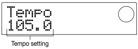 ZOOM MRS-1044 - Turn the dial to input the tempo setting that you decided on in step 3. - 1