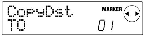 ZOOM MRS-1044 - Specify the copy-destination track and V-take in the same way as in step 4. - 1