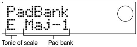 ZOOM MRS-1044 - As necessary, press the [BANK] key and turn the dial to switch the pad bank. - 1