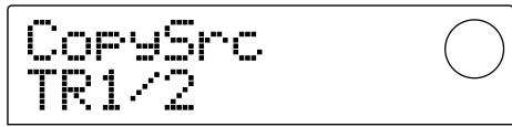 ZOOM MRS-1044 - Use the dial and cursor [] / [] keys to specify the copy-source track and V-take. - 2