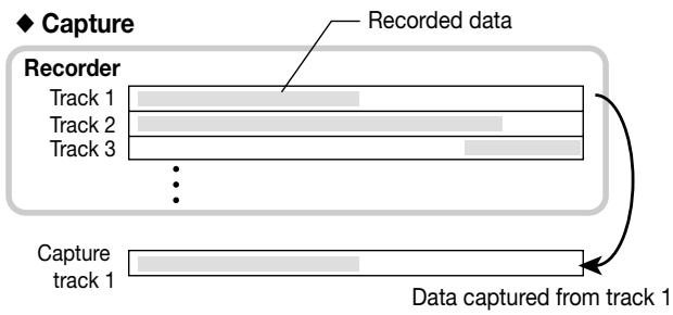 ZOOM MRS-1044 - Capturing the recorded contents of a track - 1