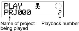 ZOOM MRS-8 - Press the PLAY [▶] key. - 1