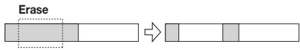 ZOOM MRS-8 - Erasing a specified range of data - 1