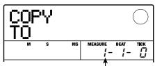 ZOOM MRS-8 - Copying a specified range of measures - 5