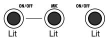 ZOOM MRS-8 - Use the INPUT [ON/OFF] keys 1/2 to select the input source. - 6