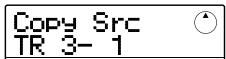 ZOOM MRS-8 - Use the dial or the status keys to select the track (1 - 8, MASTER), and use the cursor up/down keys to select the V-take number (1 - 10). - 1
